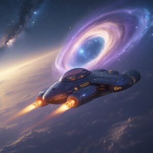 Beauty of Space Travel at Light Speed