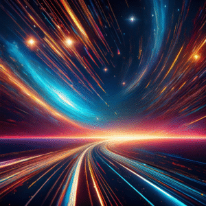 Beauty of Space Travel at Light Speed