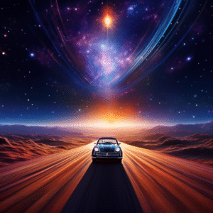 Beauty of Space Travel at Light Speed